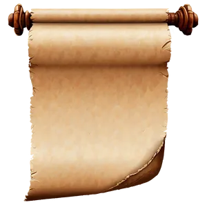 Scroll Banner On Parchment Paper Png 06272024 PNG Image