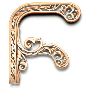 Scrollwork Corner PNG 06122024 PNG with transparent background