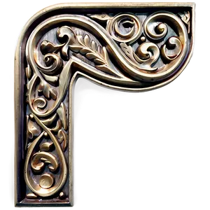 Scrollwork Corner Png Rht48 PNG Image