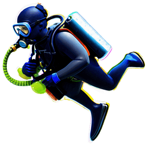 Scuba Diver Action PNG 93 PNG with transparent background