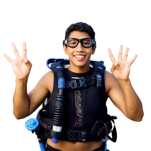 Scuba Diving Hand Signals Png Esk96 PNG Image