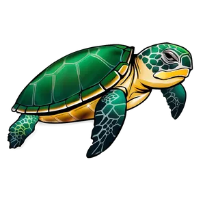 Sea Turtle Illustration Png Qlx PNG Image