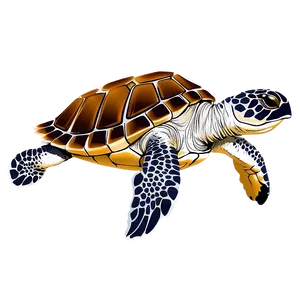 Sea Turtle Illustration Png Wyc PNG Image