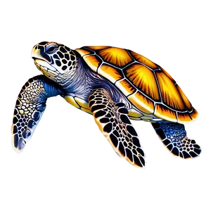 Sea Turtle In Ocean View Png 21 PNG Image