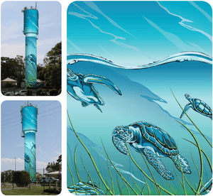 Bongaree - Bribie Island Water Towers, HD Png Download PNG image with transparent background