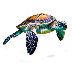 Sea Turtles Swimming Png Wbe58 PNG Image