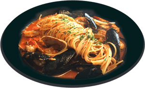 Food, Pasta, Seafood Pasta, Tomato Sauce - Italian Cuisine, HD Png Download PNG image with transparent background