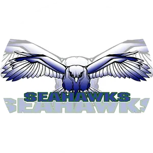 Seahawks Logo Stylized Bird PNG Image