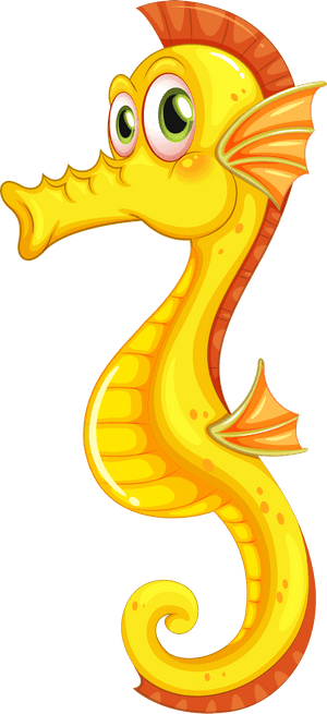 Seahorse Png - Seahorse Cartoon Transparent Background, Png Download PNG image with transparent background