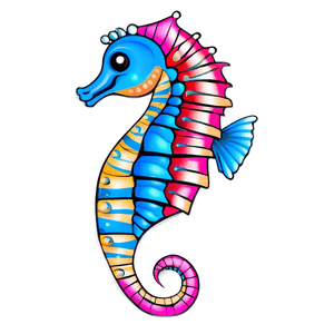Seahorse Tattoo Design PNG 06112024 PNG image with transparent background