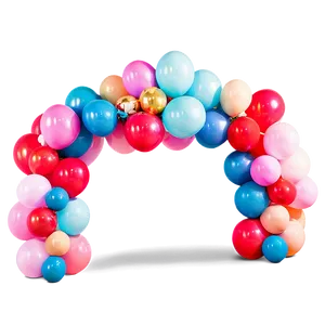 Seasonal Balloon Garland Trends Png 45 PNG Image