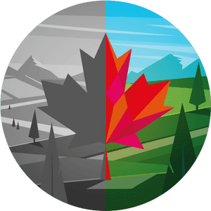 Seasonal Transition Vector Art PNG