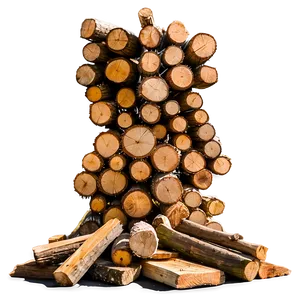 Seasoned Firewood Stack Png Nkb PNG Image