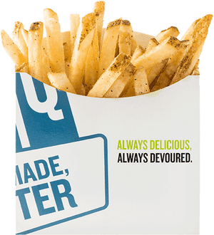 Seasoned Friesin Branded Container PNG with transparent background