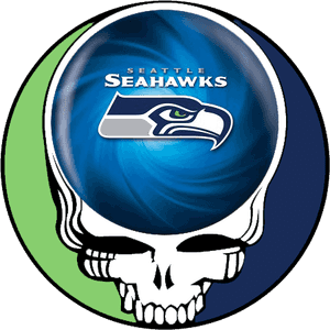 Iron On Stickers - Nfl Seahawks Bowling Ball - 12 Lb PNG image with transparent background