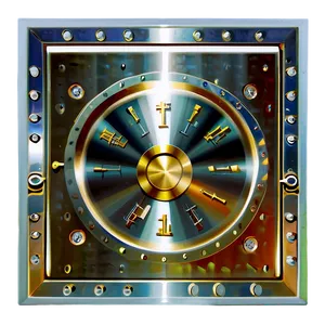 Secure Bank Vault Png 06262024 PNG Image