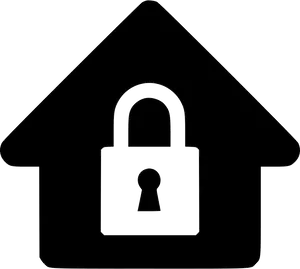 Secure Home Icon PNG Image