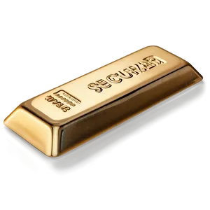 Secure Investment Gold Bar Png Jnw PNG Image