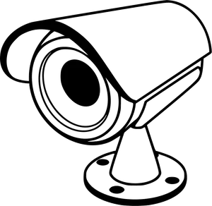 Security Camera Outline PNG Image