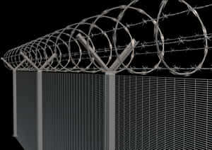Barbed Wire Fence Png, Transparent Png PNG