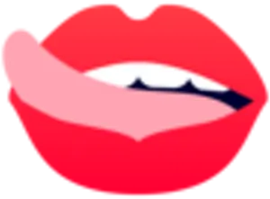 Seductive Red Lips PNG Image