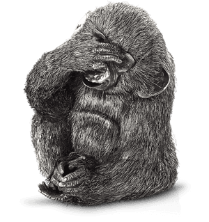 See No Evil Monkey - Scimmiette Buccellati, HD Png Download PNG image with transparent background