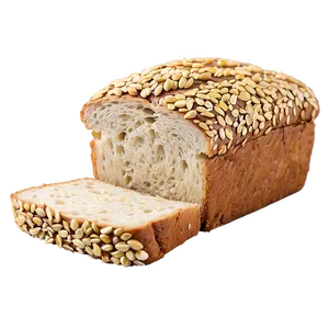 Seed Topped Bread Slice Png Tuq70 PNG Image