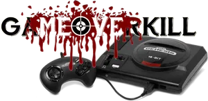 Sega Genesis Game Overkill Graphic PNG Image