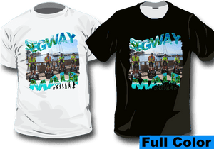 Segway Maui Tour Tshirt Design PNG image with transparent background
