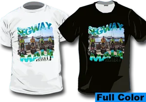 Segway Maui Tour Tshirt Design PNG Image