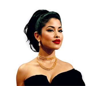 Selena Quintanilla Grammy Awards Look PNG ath92 PNG image with transparent background