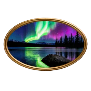 Serene Aurora Borealis Scene Png 06242024 PNG Image