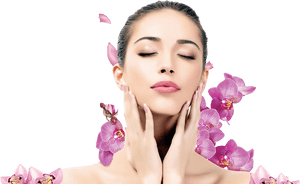 Serene Beauty Orchid Spa Experience PNG image with transparent background