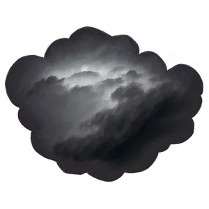 Serene Black Clouds Png Klu PNG Image