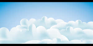 Serene Blue Cloudscape PNG image with transparent background