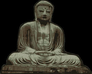 Serene_ Buddha_ Statue PNG image with transparent background