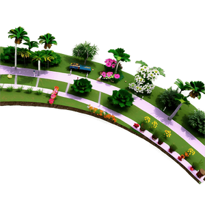 Serene Garden Trail PNG 06202024 PNG with transparent background