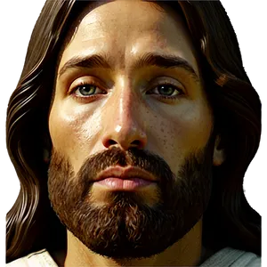 Serene Jesus Face Png 06292024 PNG Image