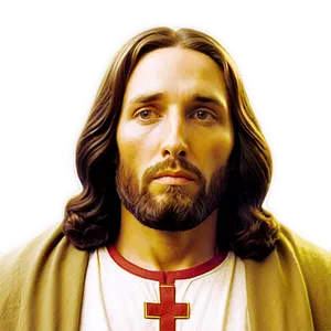 Serene Jesus Face Png Qmx PNG Image