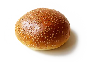 Sesame Seed Bun Top View PNG Image