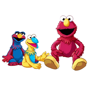 Sesame Street Friends PNG 05212024 PNG image with transparent background