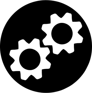 Engine Loading Load Process Round Gears - Process Icon Png Black, Transparent Png PNG image with transparent background
