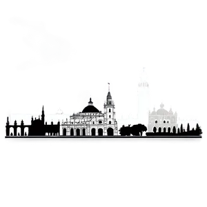 Sevilla Skyline Silhouette Png Dxk PNG Image