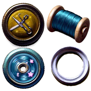 Sewing Kit Items Png 56 PNG Image