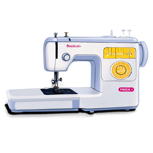 Sewing Machine with Fabric PNG 05252024 PNG