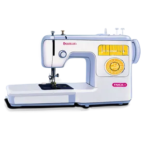 Sewing Machine With Fabric Png 05252024 PNG Image