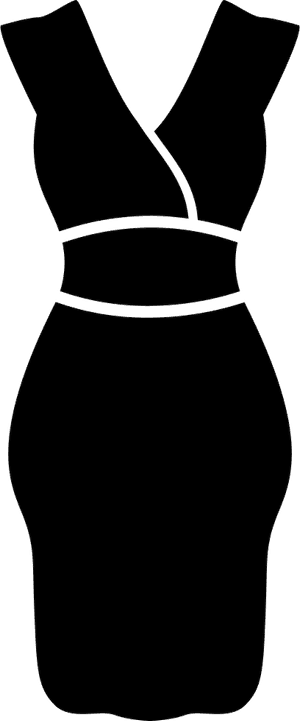 Sexy Feminine Dress In Black - Sexy Dress Png, Transparent Png PNG image with transparent background