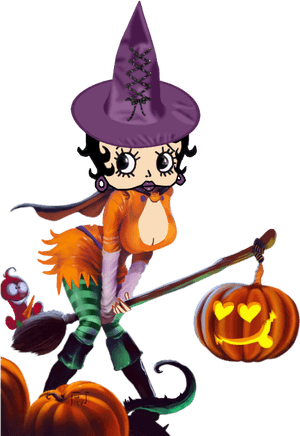 Sexy Witch Betty Boop Halloween, Staging, Bb, Witch, - Halloween Witch, HD Png Download PNG image with transparent background