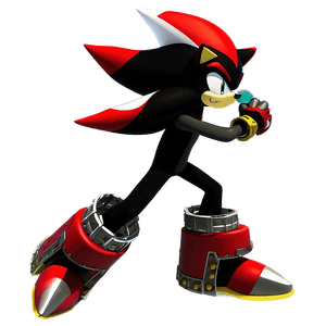 Shadow The Hedgehog in Action PNG 40 PNG image with transparent background