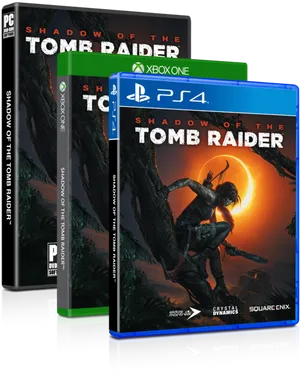 Shadowofthe Tomb Raider Game Covers PNG Image